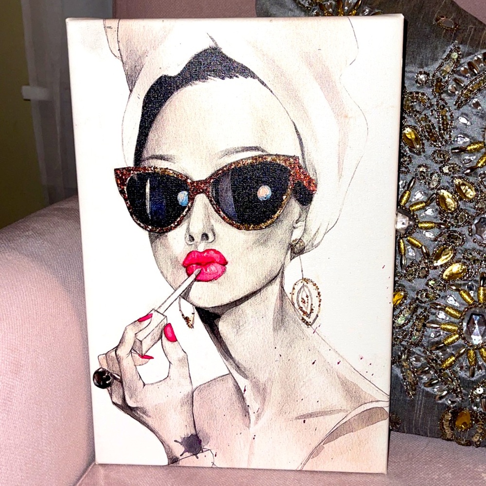 “Getting ready” Painting